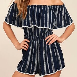 Lulu's Off the Shoulder Romper